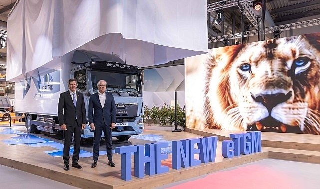 MAN eTGM'nin dünya prömiyeri  Transpotec Logitec fuarında gerçekleşti