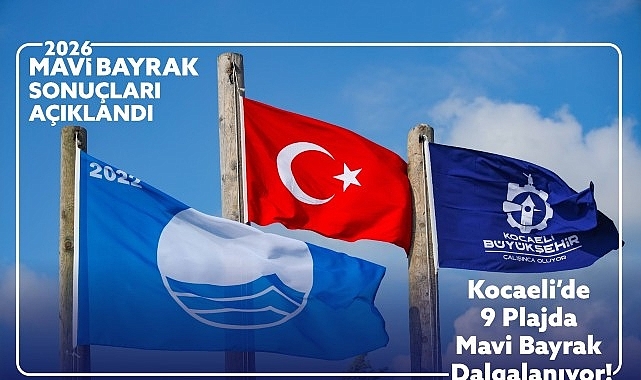 Kocaeli'de 9 plaja “Mavi Bayrak