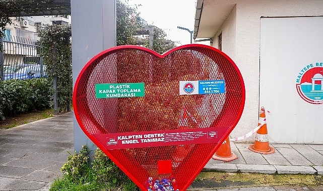 Maltepe'de plastik kapak toplama kumbaralarının sayısı 8'e çıktı