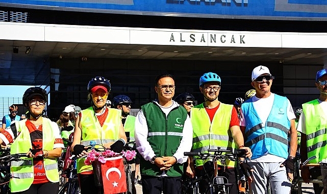 Türkiye Genelinde Eş Zamanlı ''Geleneksel Yeşilay Bisiklet Turu'' Gerçekleştirildi