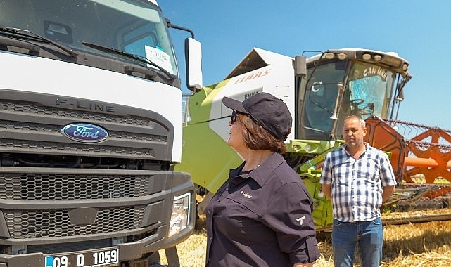 Didim Belediyesi Balat'ta Buğday Hasadı Gerçekleştirdi