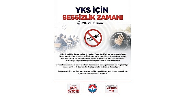 Maltepe Belediyesi'nden YKS için sessizlik önlemi