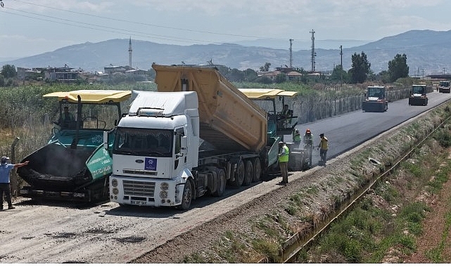 İncirliova'yı Muğla Bulvarı'na Bağlayacak Yolda Çalışmalar Sürüyor