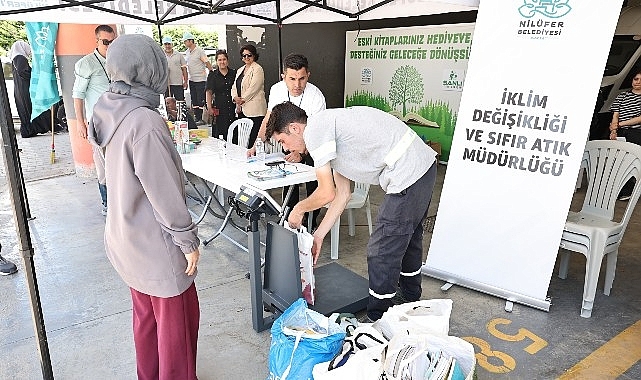 Nilüfer'de atık kağıtları getiren hediye kazanıyor