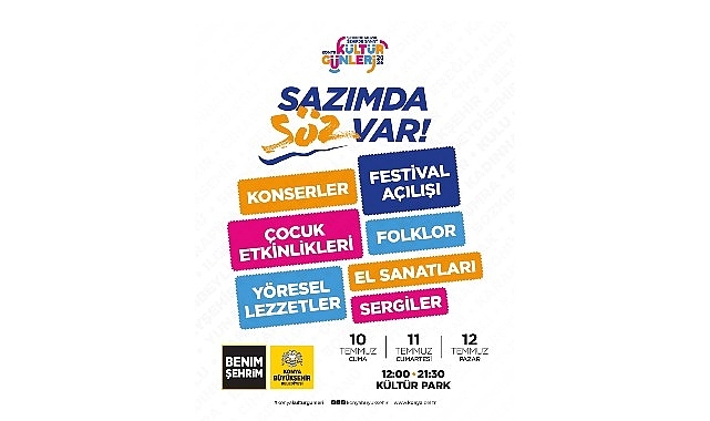 Başkan Altay Tüm Konyalıları 10-12 Temmuz Arası “Konya Kültür Günleri