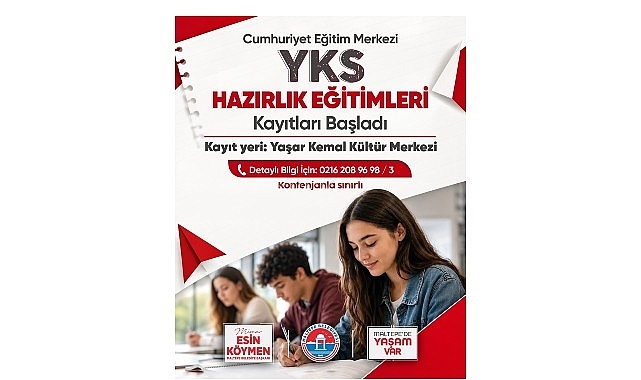 Maltepe Belediyesi'nin YKS hazırlık kursu kayıtları başladı