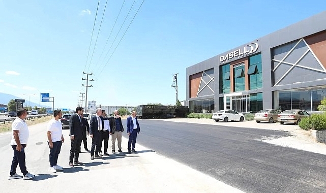 İnegöl Belediyesi Yetki Alanındaki Bölgelerde Asfalt Uygulamalarına Devam Ediyor