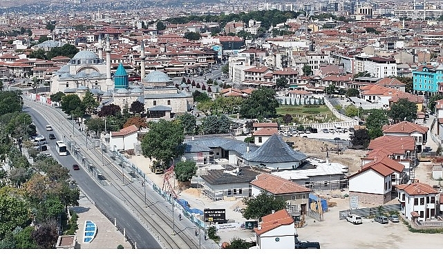 Mevlevi Dergahı İnşaatını İnceleyen Başkan Altay: “Büyük Bir Dönüşümü Türkiye'ye Örnek Şekilde Yürütüyoruz