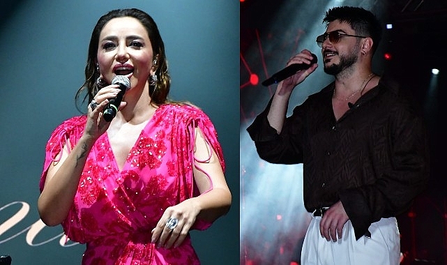 Öykü Gürman'a Laz böreği, Semicenk'e Arhavi kestane balı ikram edildi
