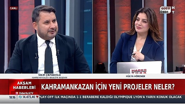 Başkan Çırpanoğlu canlı yayında açıkladı: “Kahramankazan'ı geleceğe taşıyacak özgül ağırlığı yüksek bir vizyon sergiliyoruz.