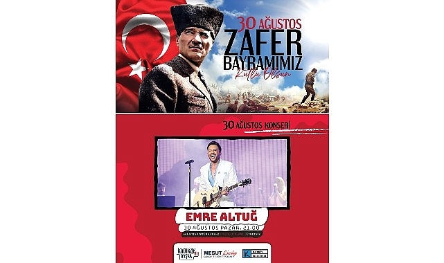 Kadıköy'de 30 Ağustos Zafer Bayramı coşkusu