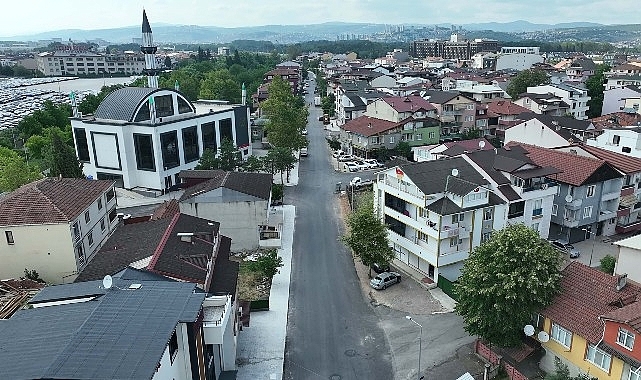 Kartepe'de yollar yenilendi, ulaşım rahatladı