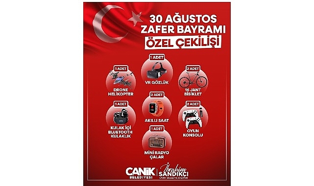 Canik Belediyesi'nden Hediye Yağmuru