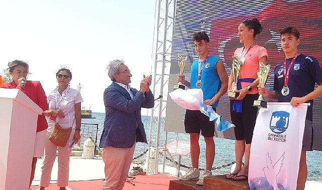 36. Çanakkale Boğazı Wilusa Rotary yüzme yarışları gerçekleşti