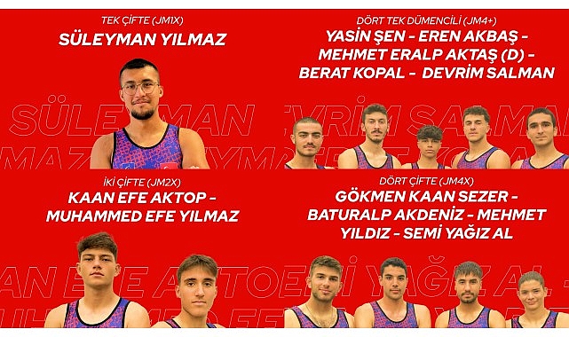 Türkiye Kürek Milli Takımı, Polonya’da düzenlenecek Gençler Avrupa Kürek Şampiyonası’nda mücadele edecek